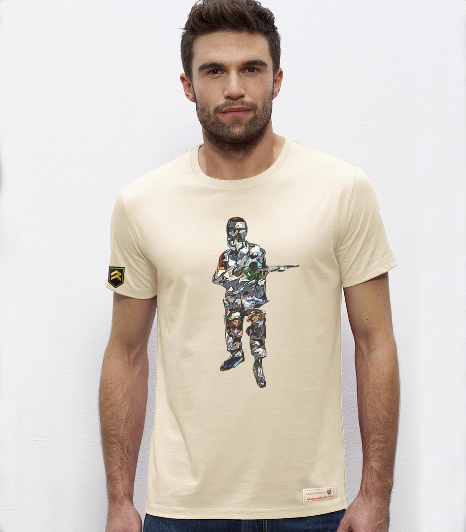 CAMISETA PREMIUM SOLDADO COLLAGE Colección Colo