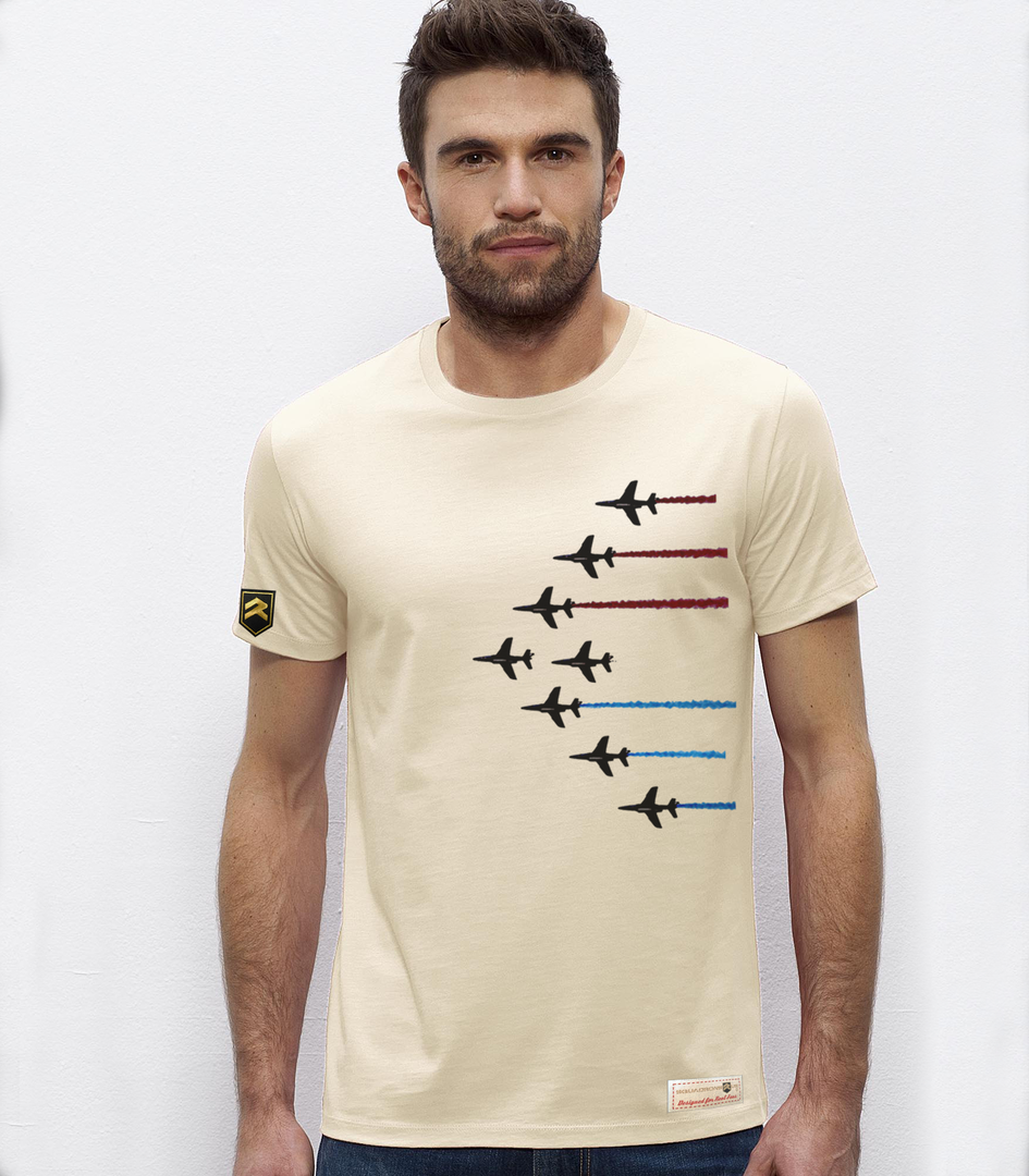 Camiseta militar PREMIUM Patrulla francesa. Colección Colo