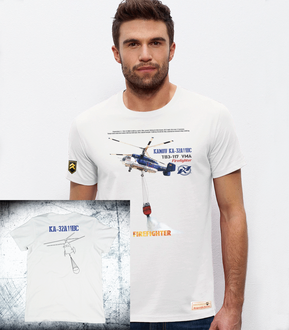 Camiseta Premium Kamov KA-32 Firefighter