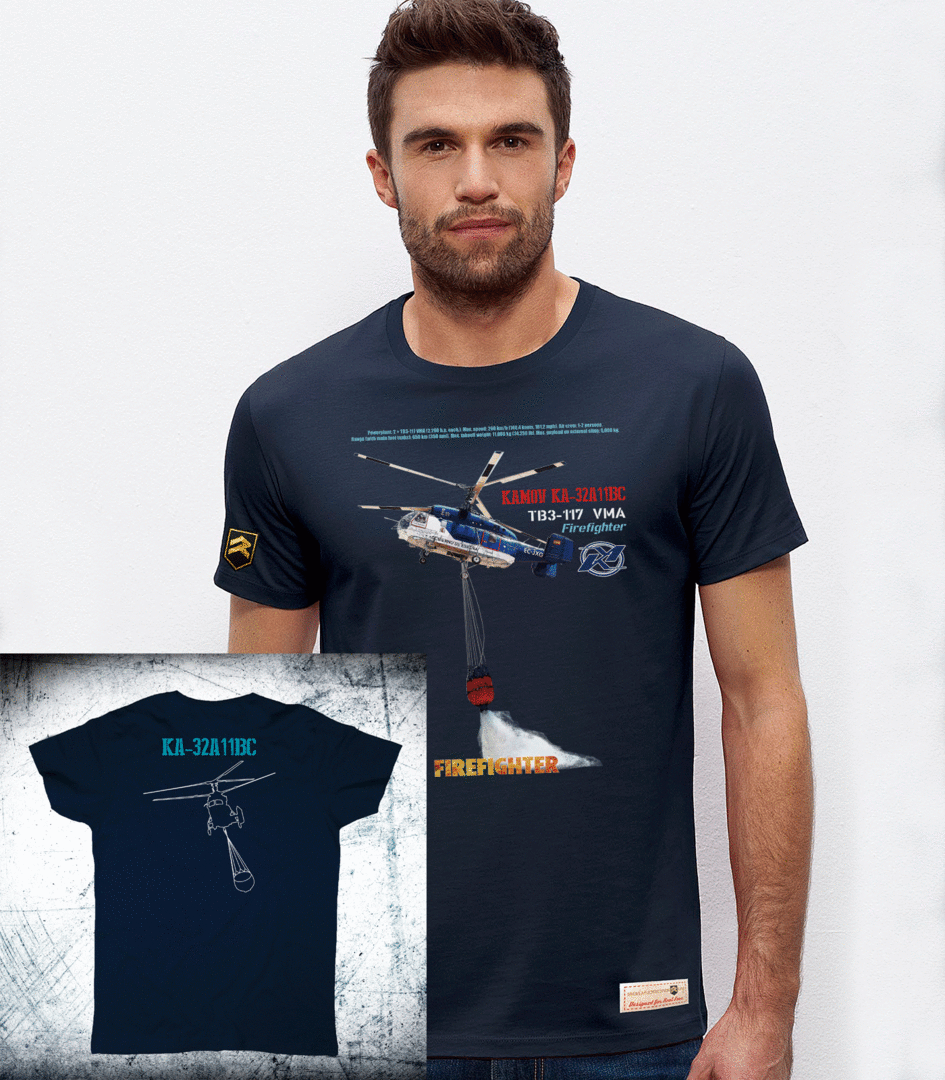 Camiseta Premium Kamov KA-32 Firefighter