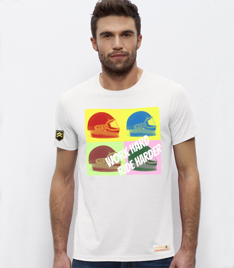 Camiseta WORK HARD, RIDE HARDER
