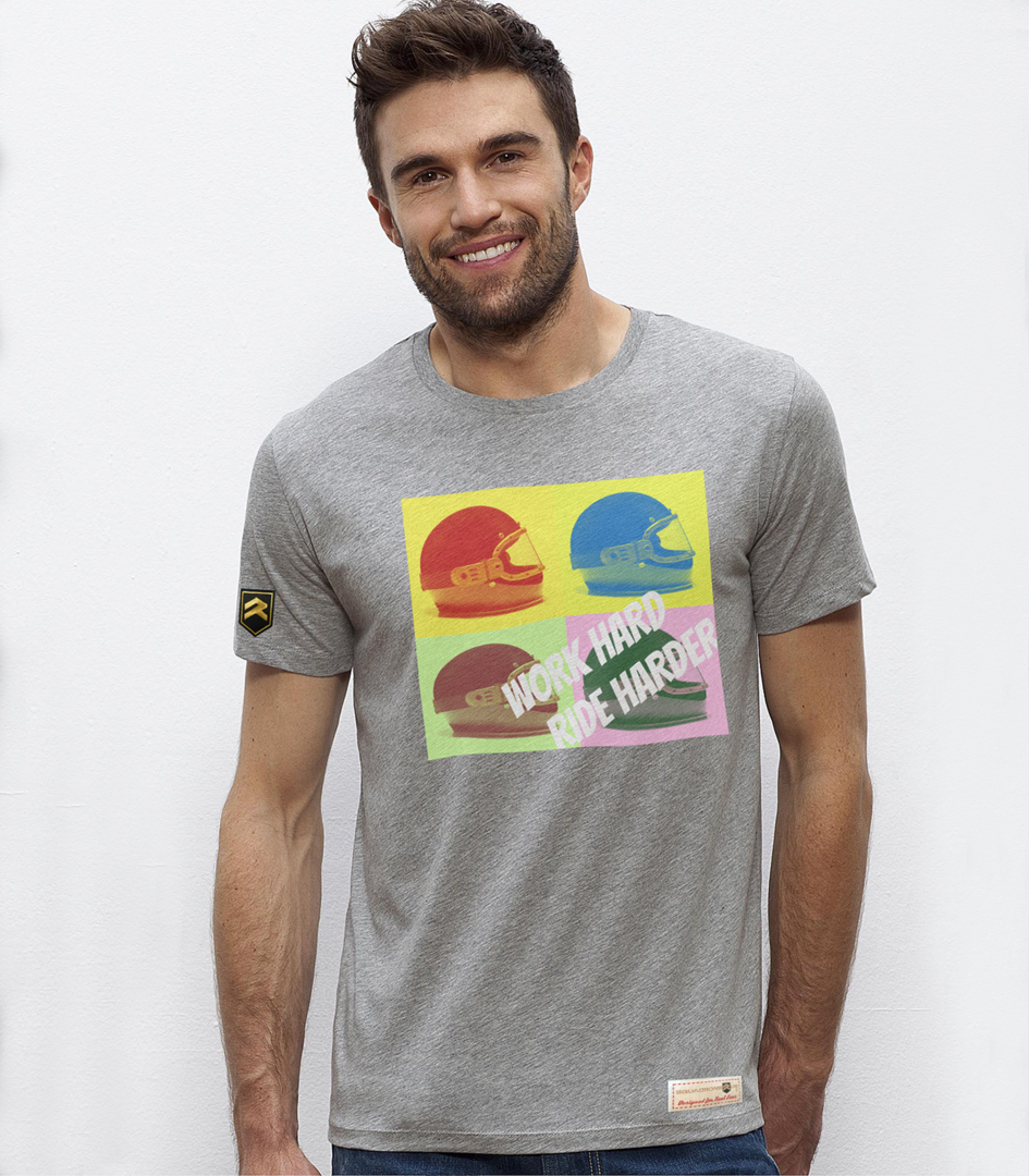 Camiseta WORK HARD, RIDE HARDER
