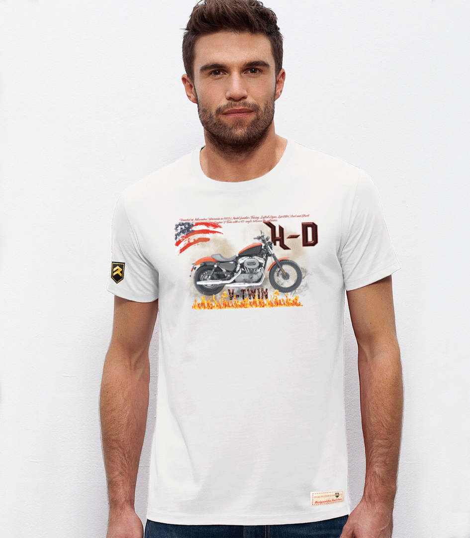Camiseta Pushrod V-twin