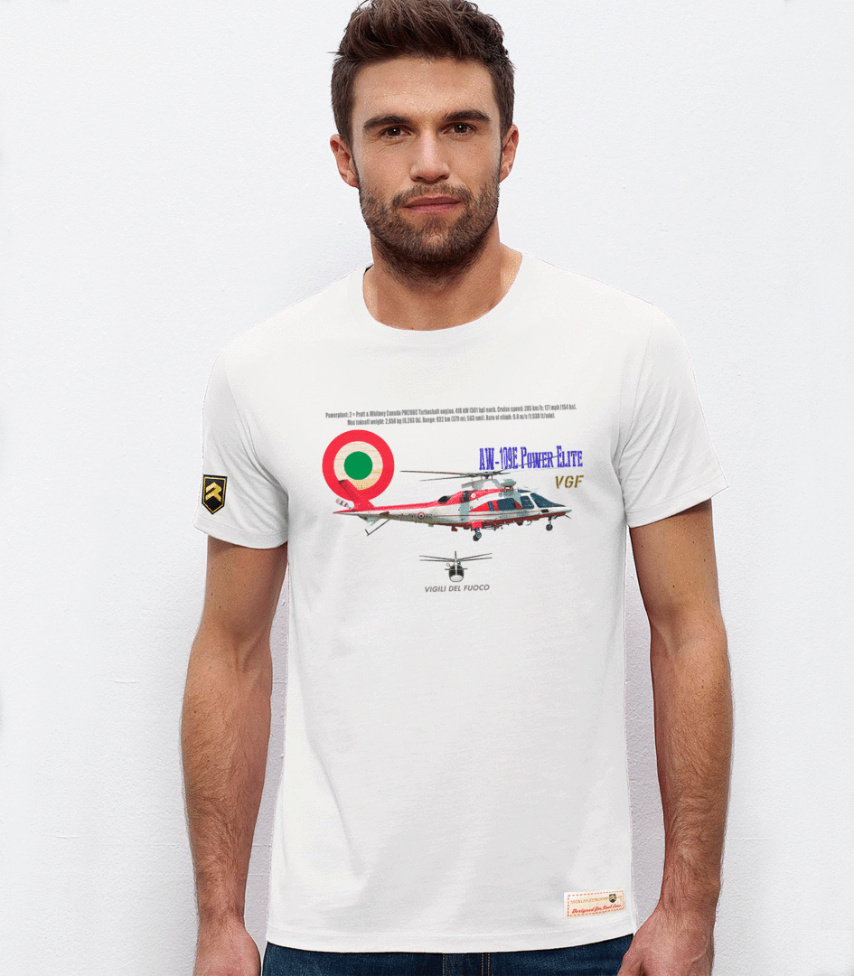 Camiseta Agusta AW-109E Power Elite Vigili del Fuoco