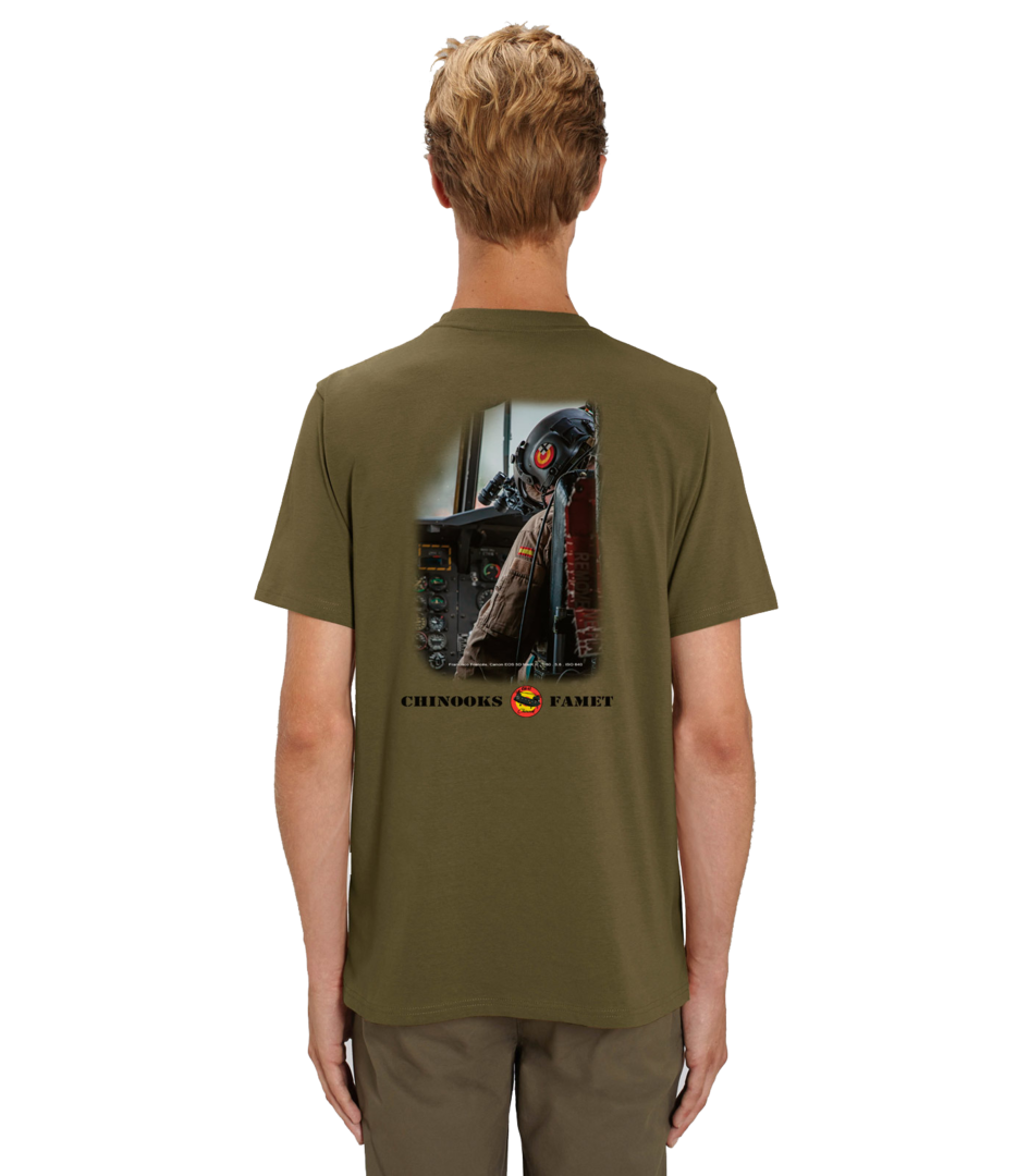 Camiseta militar FAMET piloto Chinook