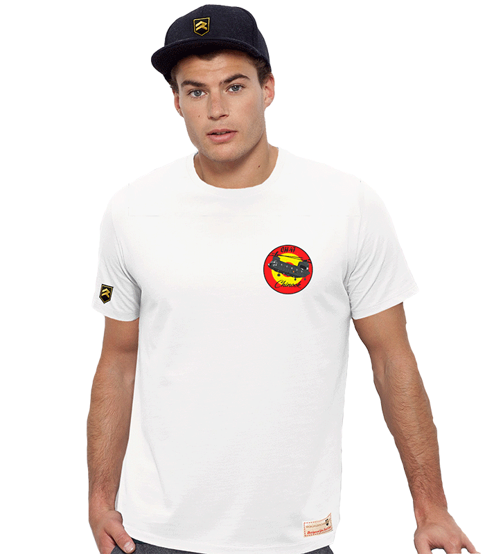 Camiseta  outlet blanca S Chinook Famet