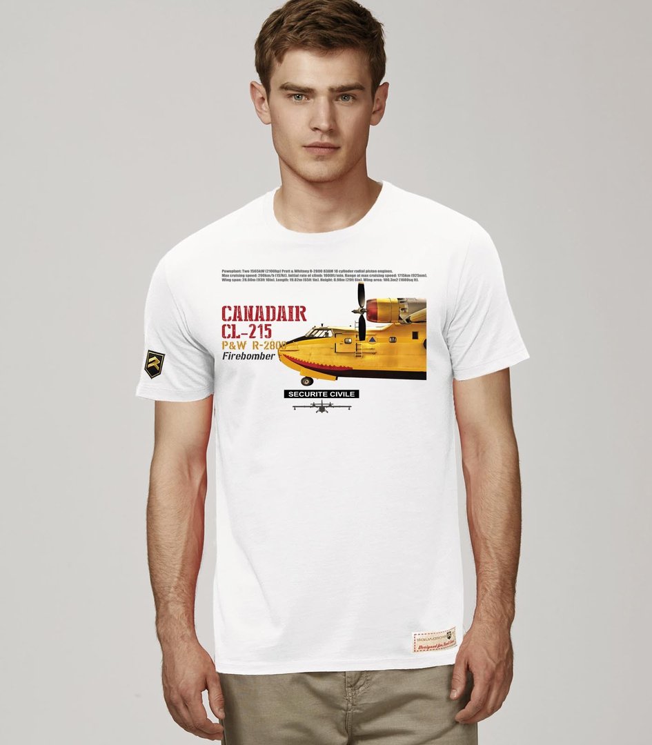 Camiseta CL 215 CANADAIR Securite Civile PREMIUM