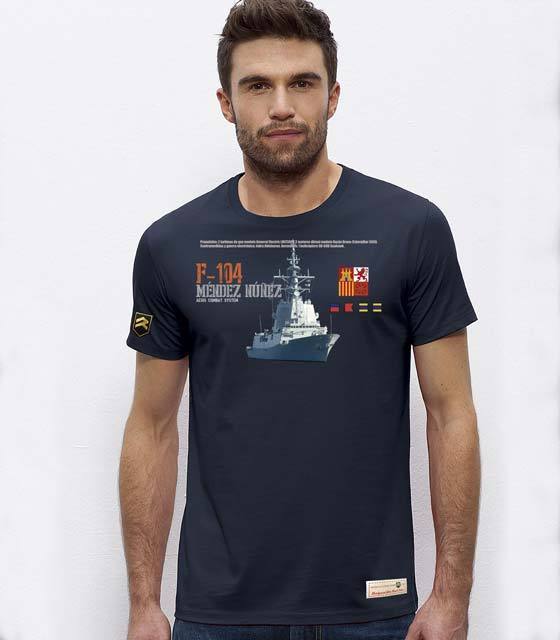Camiseta Fragata F-104 MÉNDEZ NÚÑEZ