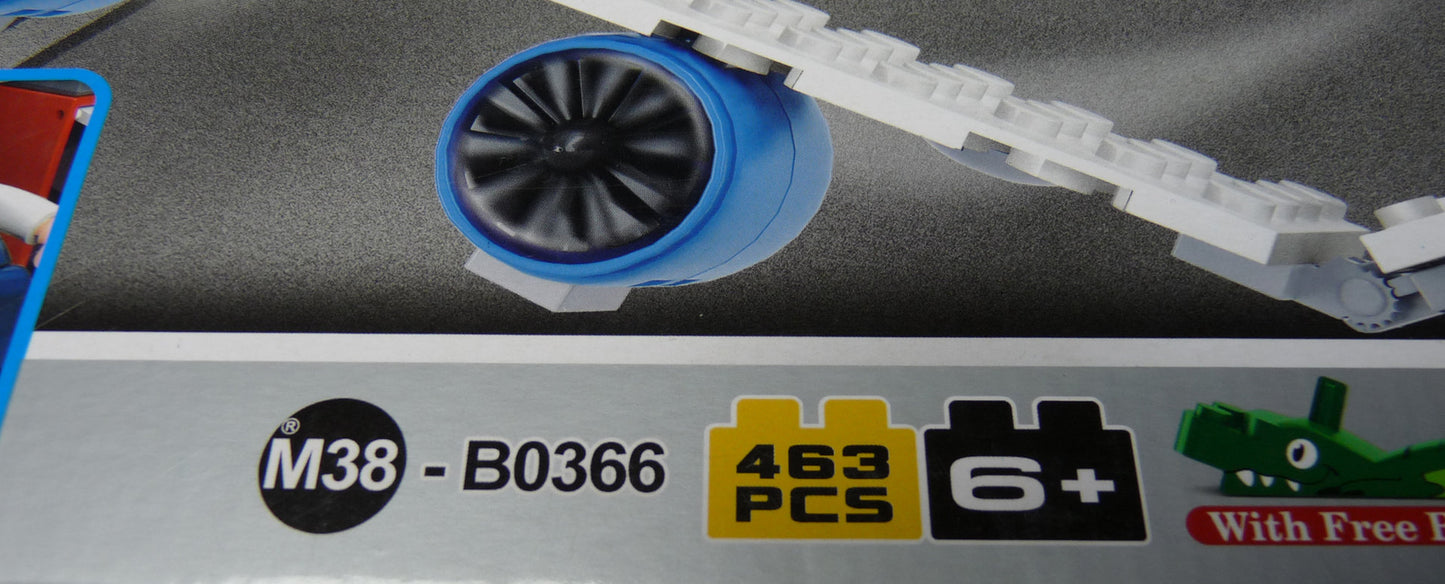 JET COMERCIAL CUATRIMOTOR AZUL.