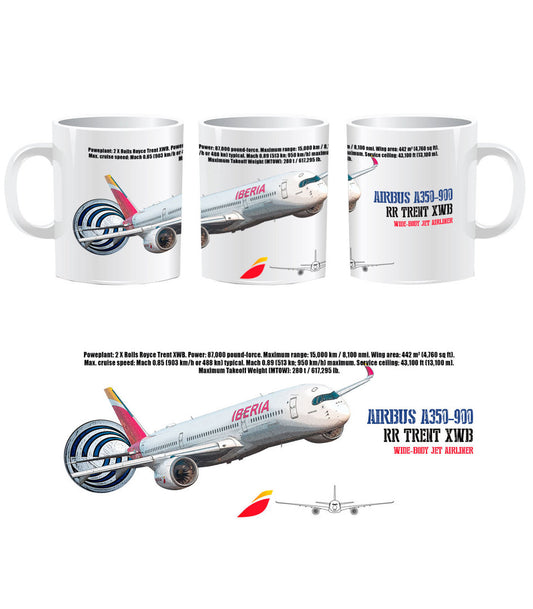 Taza Airbus A-350 Iberia