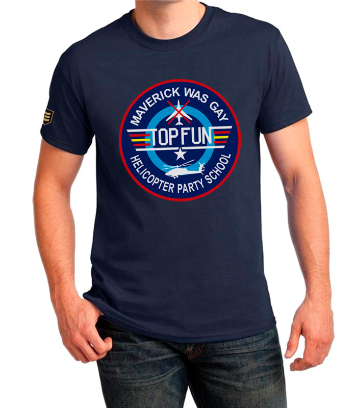 Camiseta Helicopter logo Top Fun
