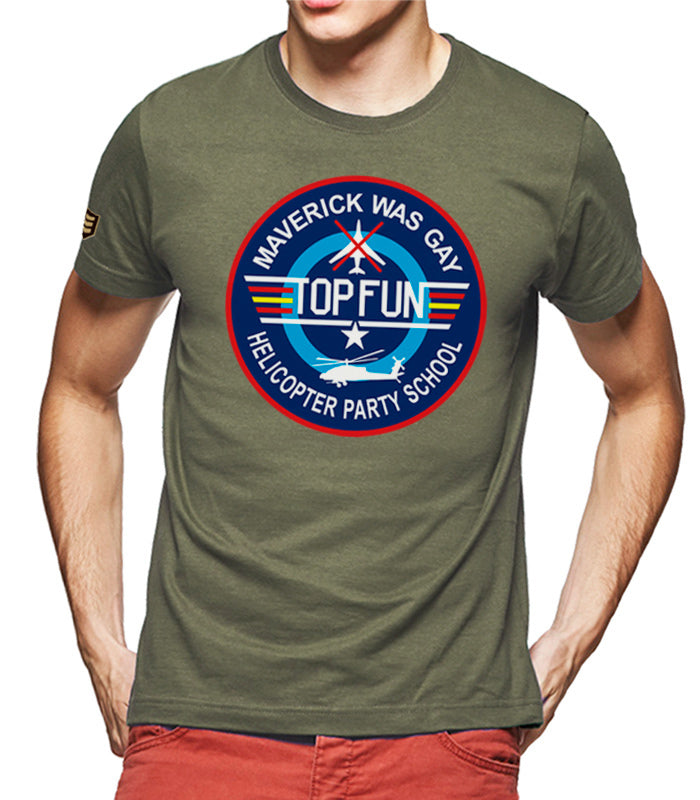 Camiseta Helicopter logo Top Fun