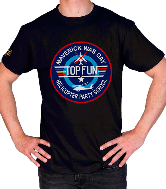 Camiseta Helicopter logo Top Fun