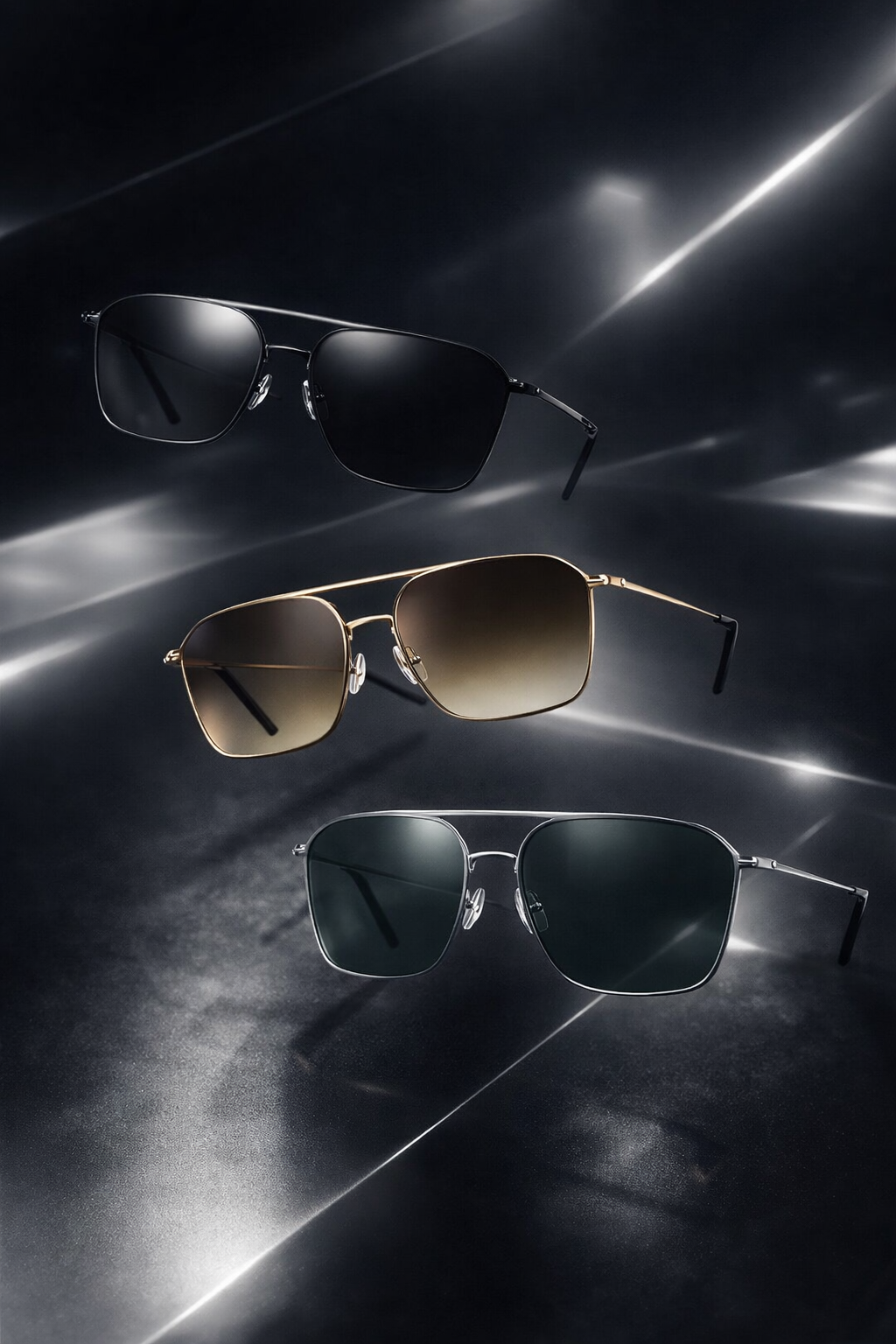 Gafas aviador Cooper PilotVisual 57 vista modelos con lente gris nylon y protección 100% UVA
