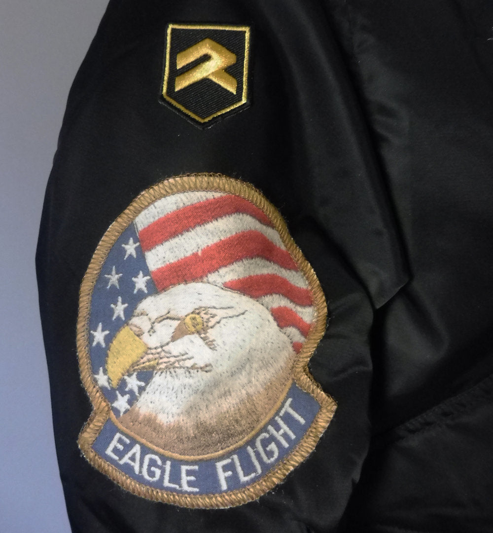 CAZADORA DE PILOTO F-15 STRIKE EAGLE CWU Color Negro