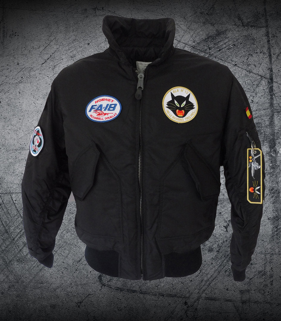 Cazadora de Piloto F-18 ALA 12 CWU negra