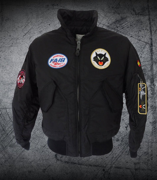 Cazadora de Piloto F-18 ALA 12 CWU negra