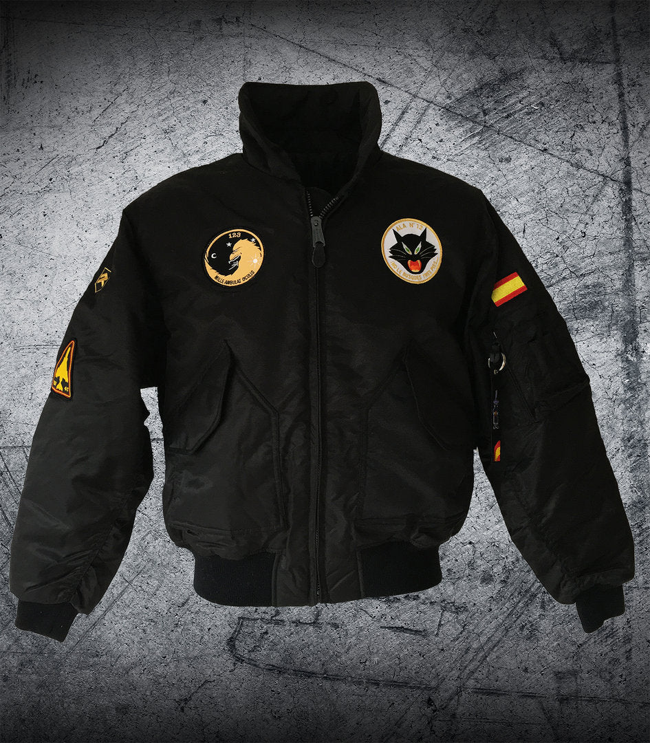 Cazadora de Piloto RF-4C Phantom ALA 12 CWU negra