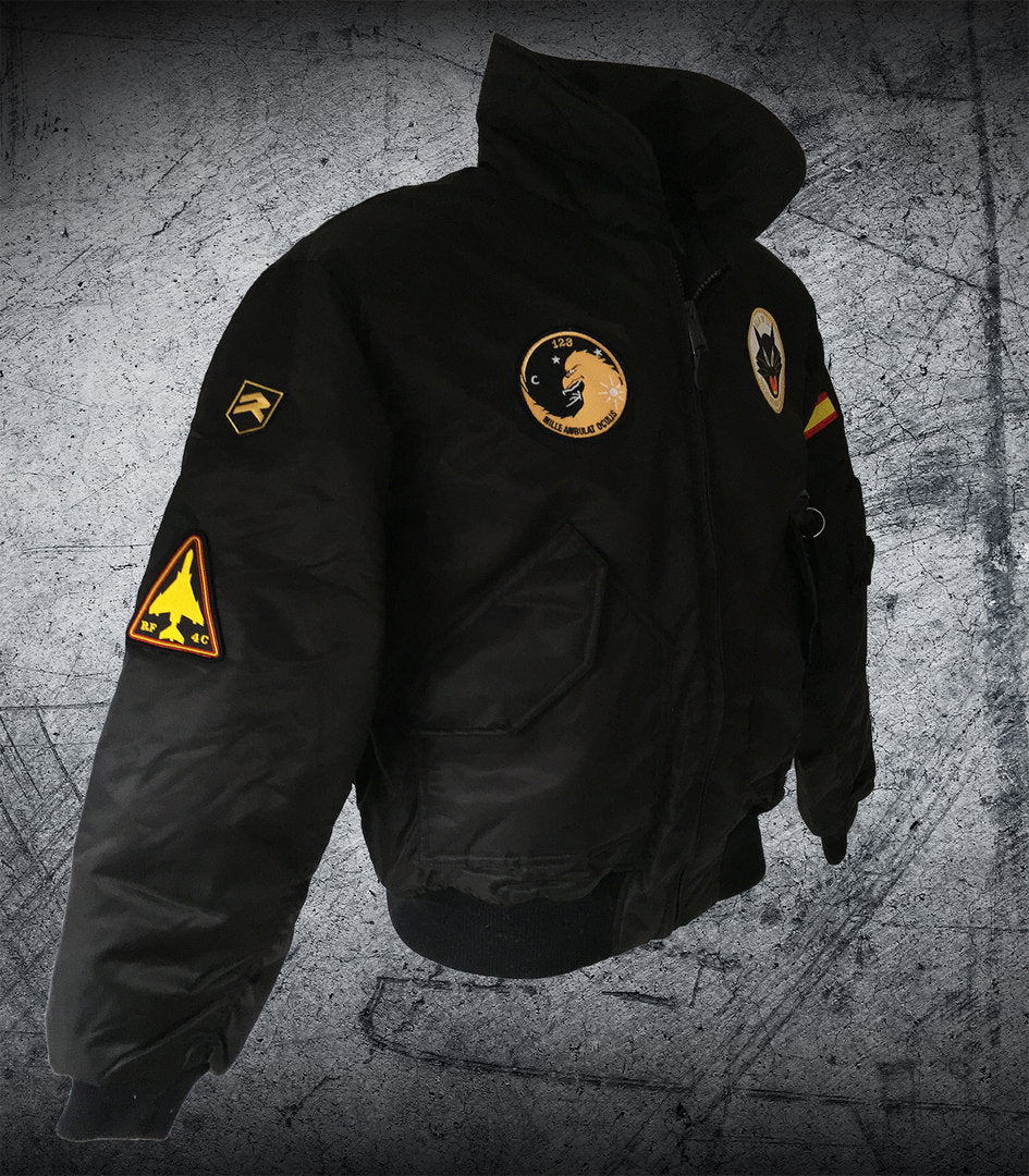 Cazadora de Piloto RF-4C Phantom ALA 12 CWU negra