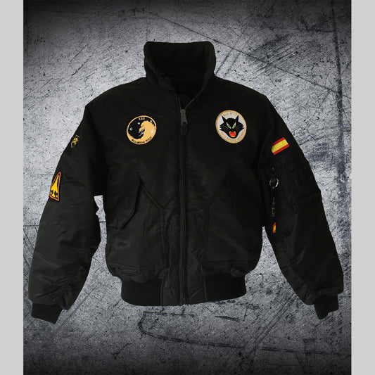 Cazadora de Piloto RF-4C Phantom ALA 12 CWU negra