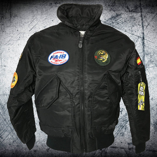 Cazadora de Piloto F-18 ALA 15 CWU negro
