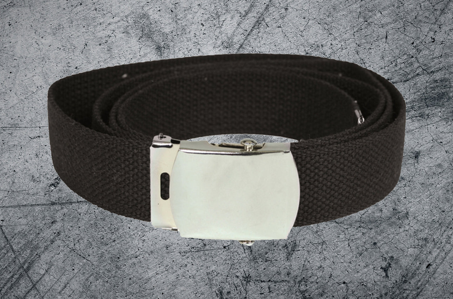 CINTURÓN MILITAR CON HEBILLA METÁLICA