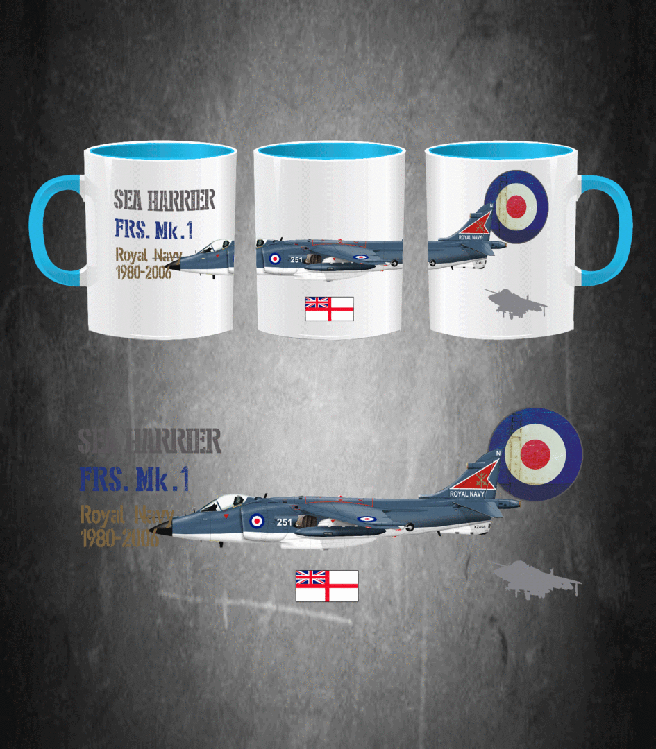 Taza SEA HARRIER Royal Navy
