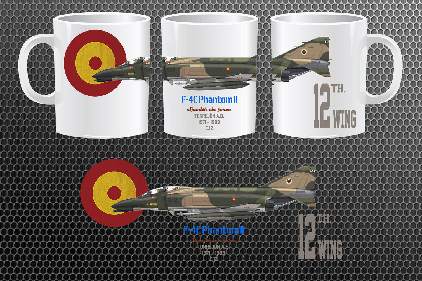 Taza F-4 C Phantom II ALA 12