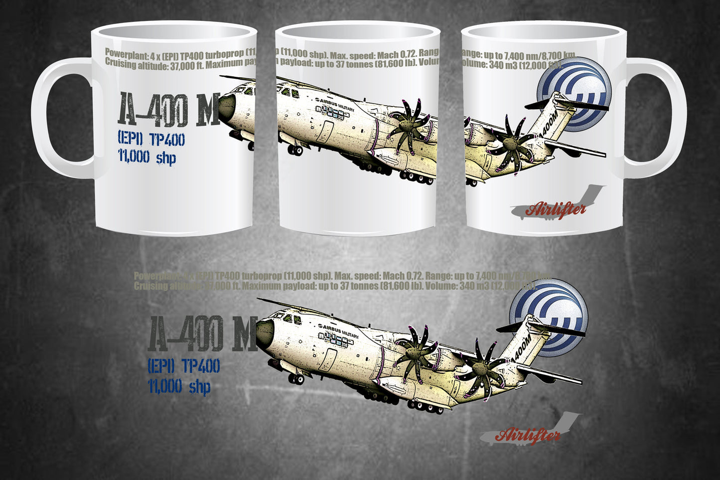 Taza A400M