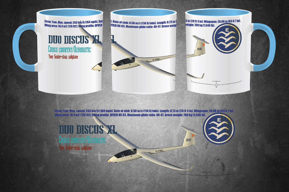 Taza Velero Duo Discus XL