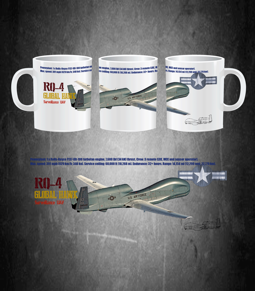 Taza Global Hawk QR-4 USAF