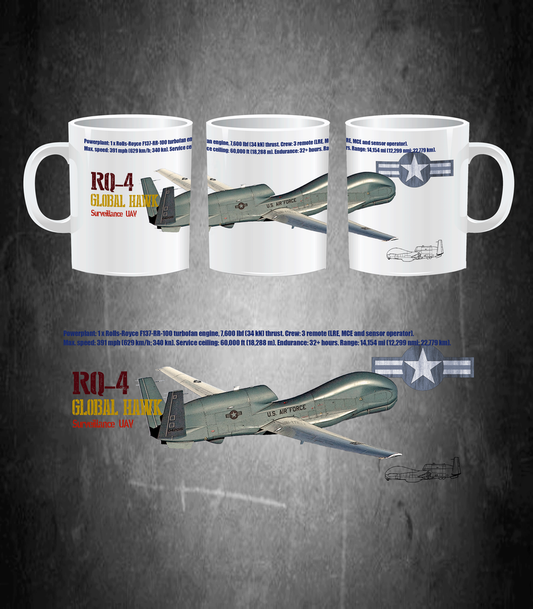 Taza Global Hawk QR-4 USAF