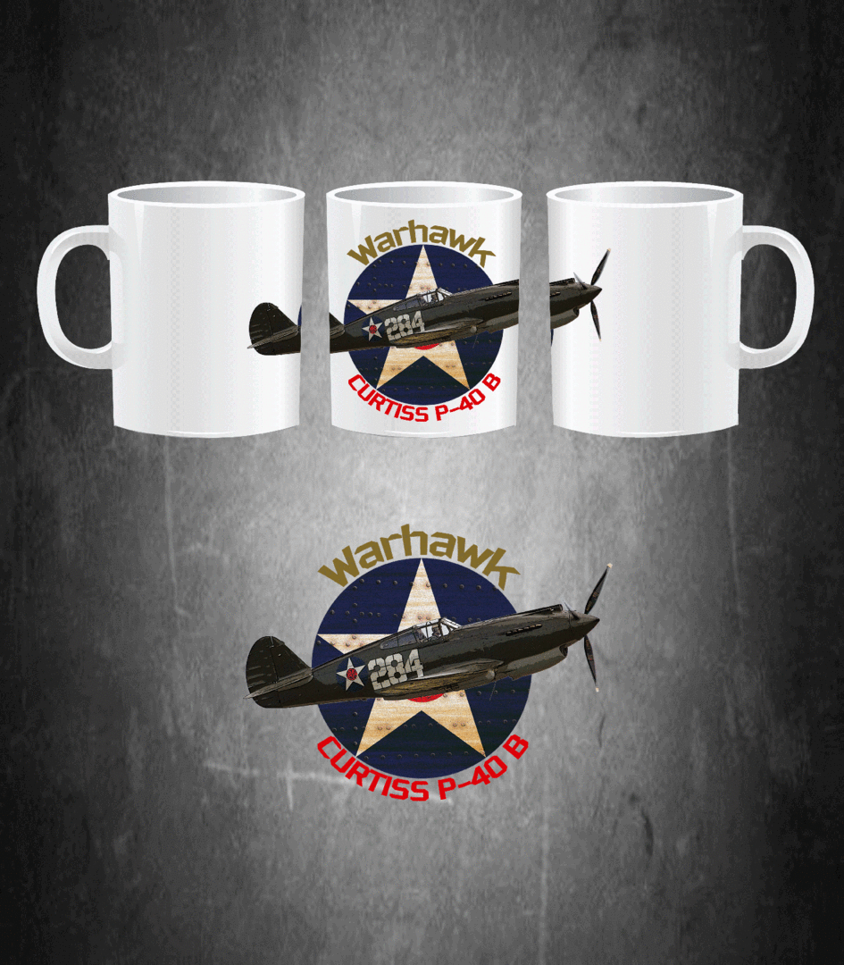 Taza Curtiss P-40B USAF
