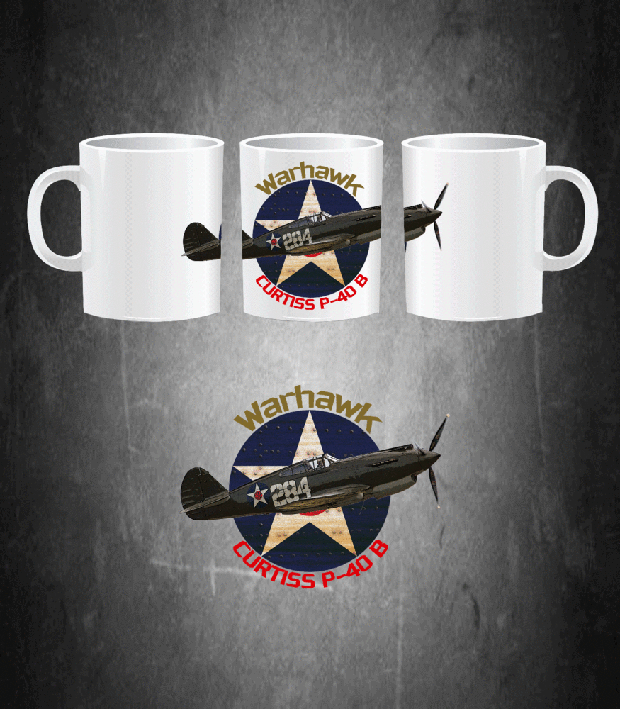 Taza Curtiss P-40B USAF