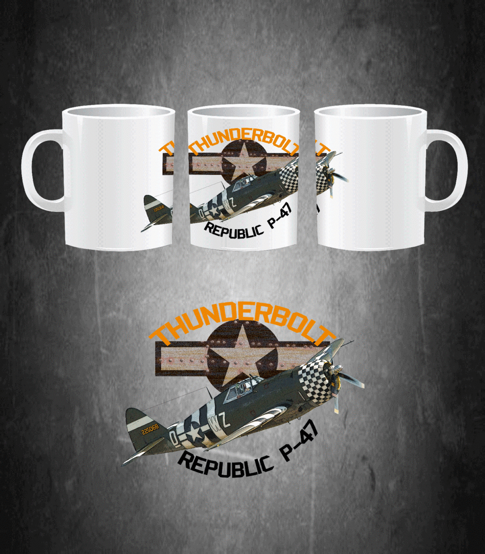 Taza Thunderbolt P-47 USAF