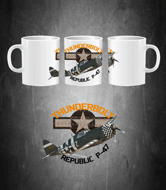 Taza Thunderbolt P-47 USAF