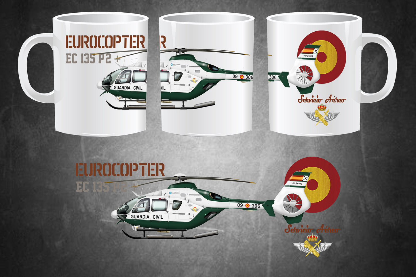 Taza EC135 Guardia Civil