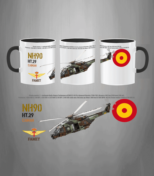 Taza Helicóptero NH-90 FAMET
