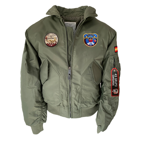 Cazadora de Piloto 43 grupo CWU verde oliva