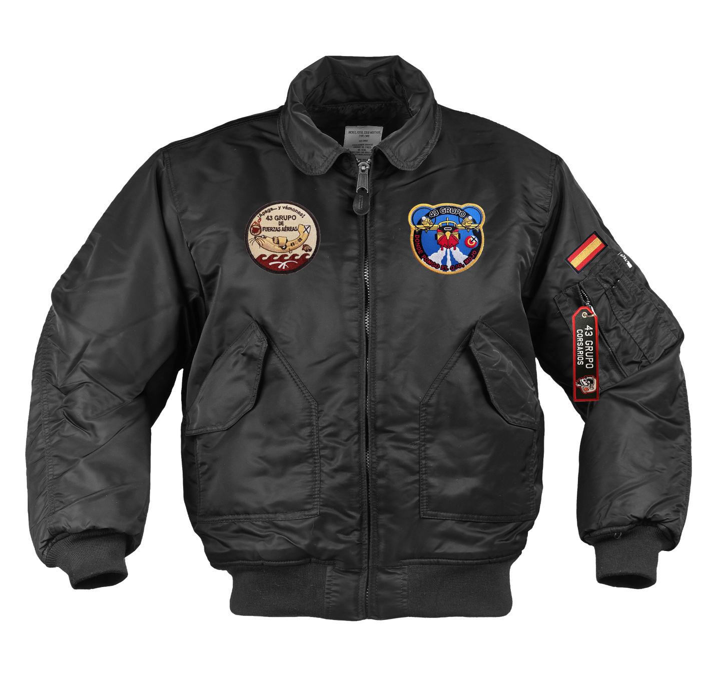 Cazadora de Piloto 43 grupo CWU negro