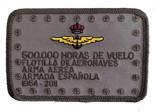 Parche bordado Flotilla de Aeronaves 500.000 horas termoadhesivo