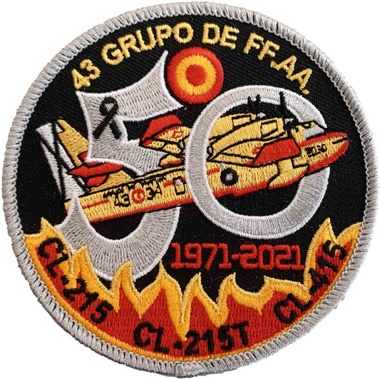 Parche bordado 50 aniversario 43 grupo