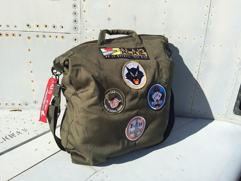 Bolsa de piloto Ala 12 oliva