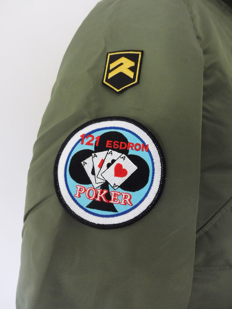 Cazadora de Piloto F-18 ALA 12 CWU verde oliva