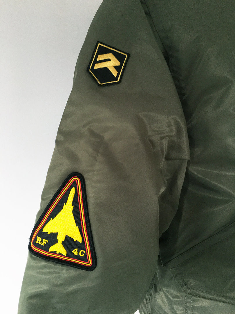 Cazadora de Piloto RF-4C Phantom ALA 12 CWU verde oliva