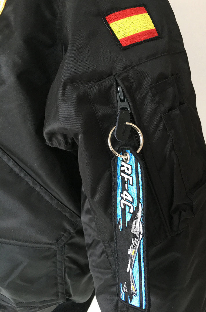 Cazadora de Piloto RF-4C Phantom ALA 12 CWU negra