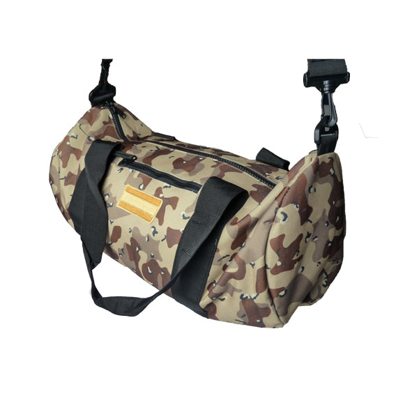 BOLSA DE BARRIL CAMO DESERT CON BANDERA BORDADA