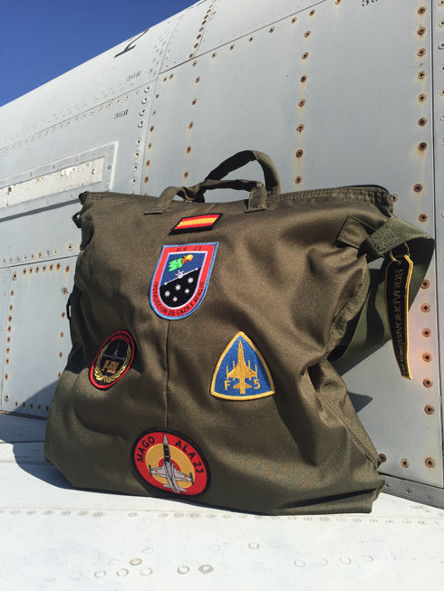 Bolsa casco piloto Ala 23 oliva