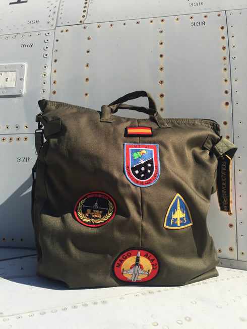 Bolsa casco piloto Ala 23 oliva