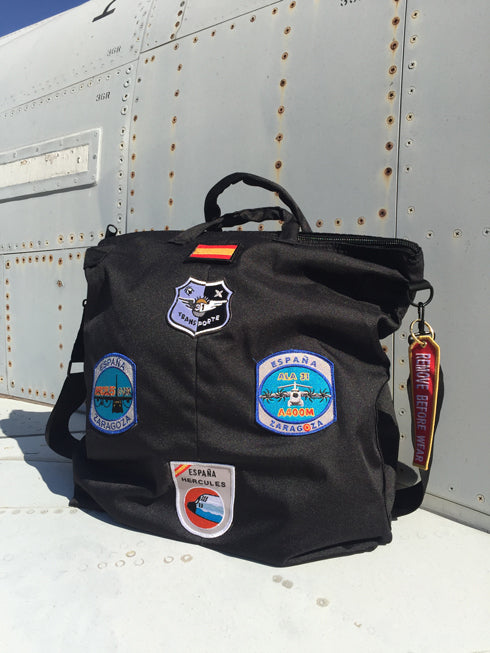 Bolsa casco piloto Ala 31 C-130 Hercules y  A-400 negra